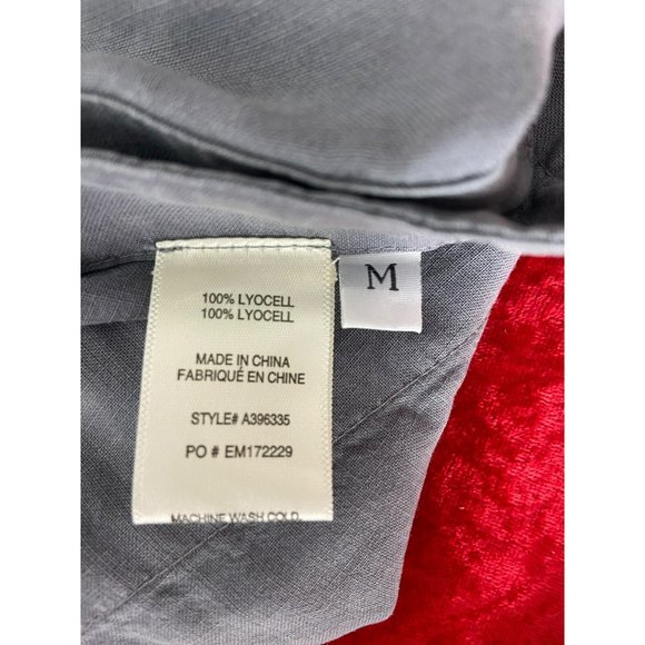 Side Stitch Gray Hi Low Size Medium Sleeveless Tank Top - Picture 6 of 6